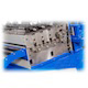 All pinch and lower straightener rolls driven through a precision gear train